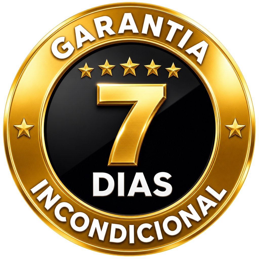 Selo de garantia incondicional de 7 dias